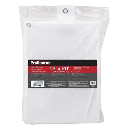 PROSOURCE Tarp, White, Polyethylene TW1220